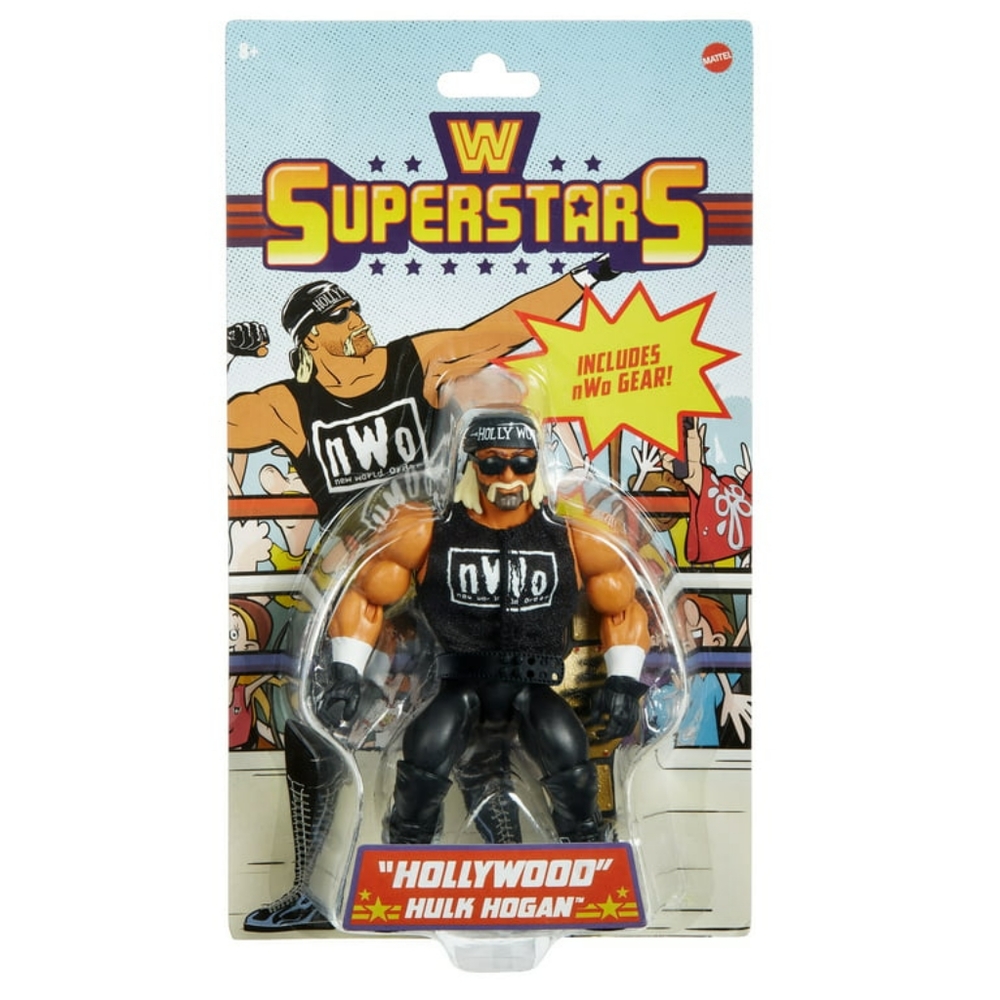 WWE Superstars Hollywood Hulk Hogan Action Figure 🔥 NEW 🏆 WWF Wrestling Retro